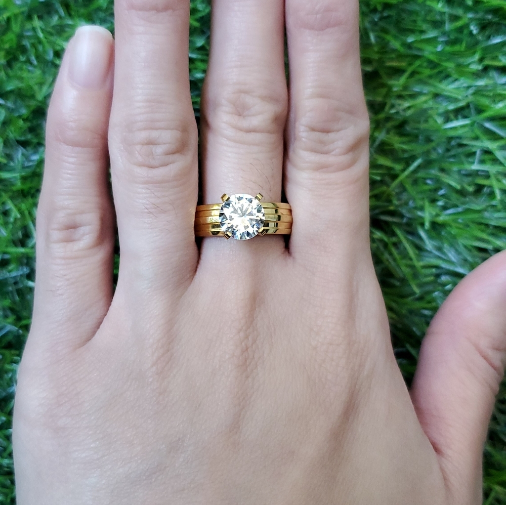 Non Tarnish Gold Ring